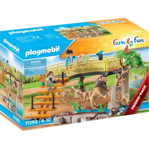 Playmobil: Țarc exterior pentru lei - 71192