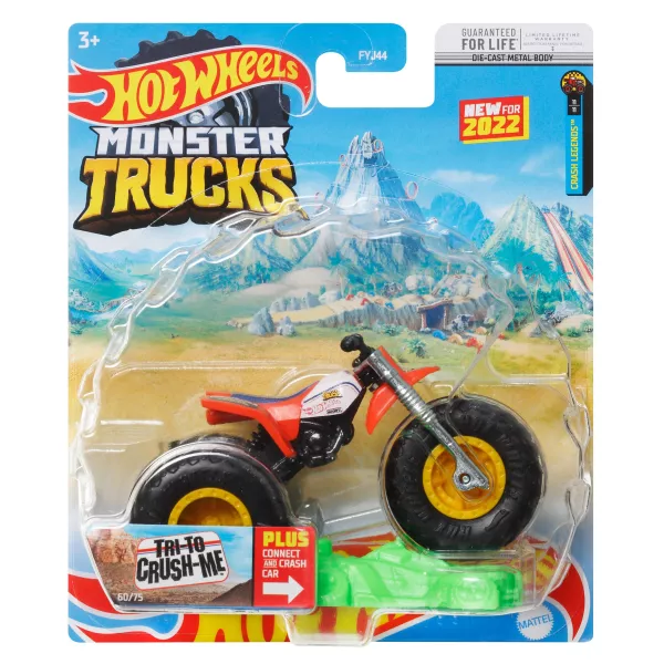 Hot Wheels Monster Trucks: Tri To Crush Me - 1:64