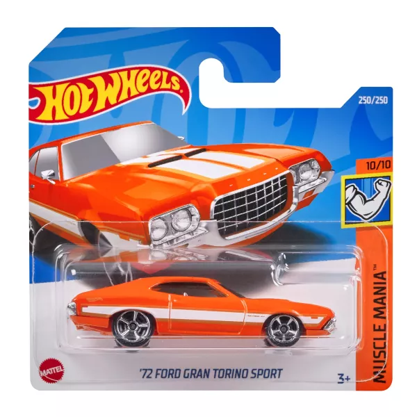 Hot Wheels: Mașinuță 72 Ford Gran Torino Sport