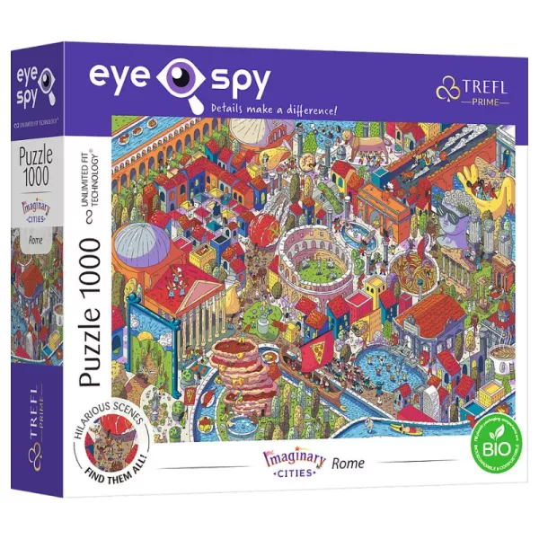 Trefl Eye Spy: Imaginary cities, Róma - 1000 darabos puzzle