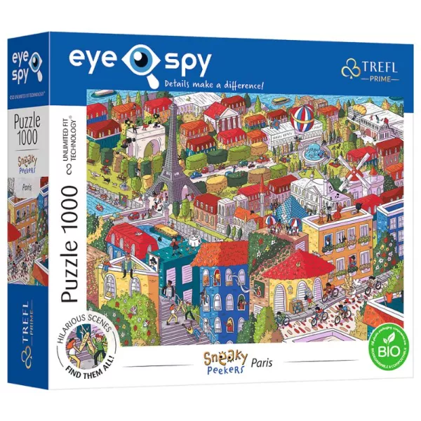 Trefl Eye Spy: Sneaky Peekers Párizs - 1000 darabos puzzle