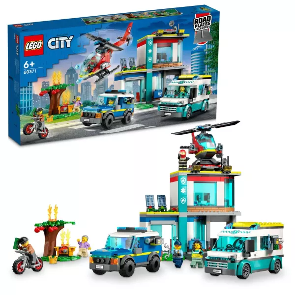 LEGO® City Police: Centru pentru vehicule de urgență - 60371