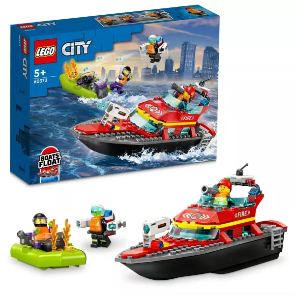 LEGO® City Fire: Barca de salvare a pompierilor - 60373