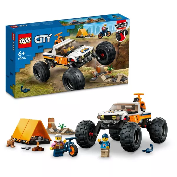 LEGO® City: Great Vehicles Aventuri off road cu vehicul 4x4 - 60387