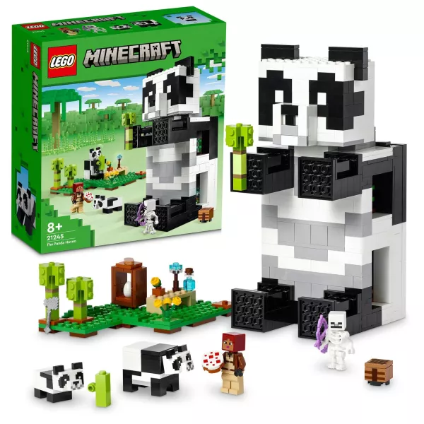 LEGO® Minecraft: Refugiul urșilor panda - 21245