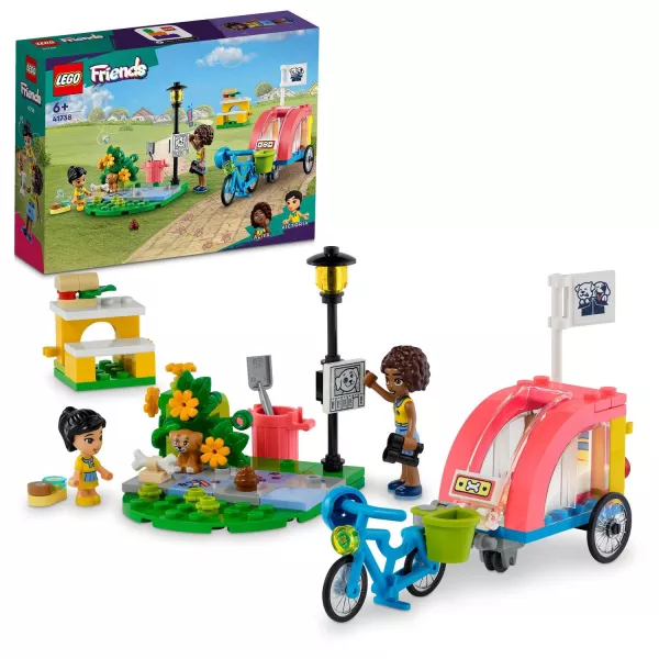 LEGO Friends: Bicicletă pentru salvarea câinilor - 41738