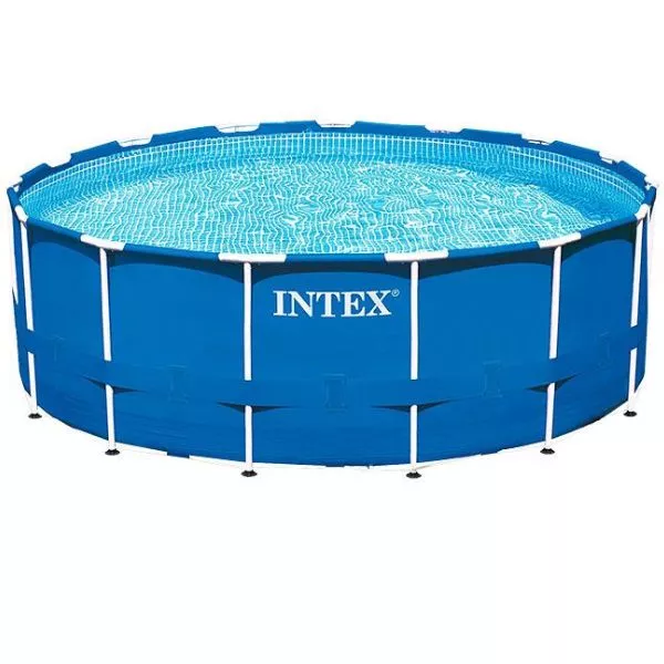 Intex: Piscină cu cadru metalic și pompă de filtrare