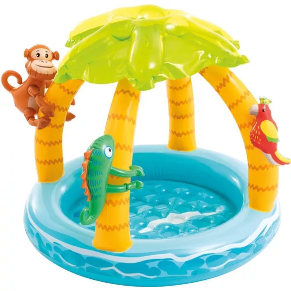 Intex: Piscina inflable para niños con diseño tropical