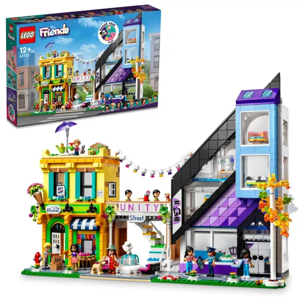 LEGO Friends: Florărie și magazin de design în centrul orașului - 41732