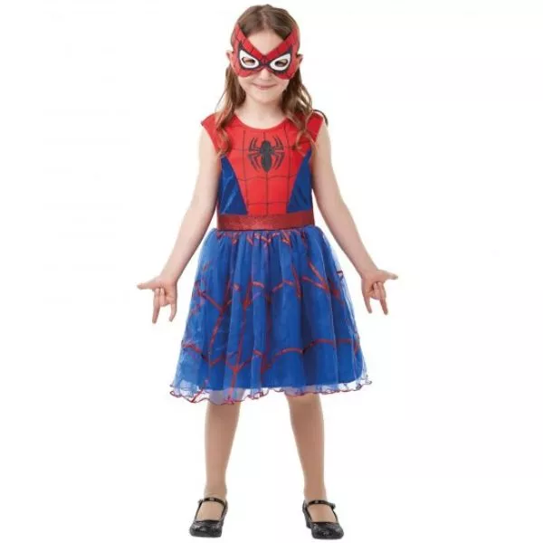 Rubies: Costum Spidergirl - 110-120 cm