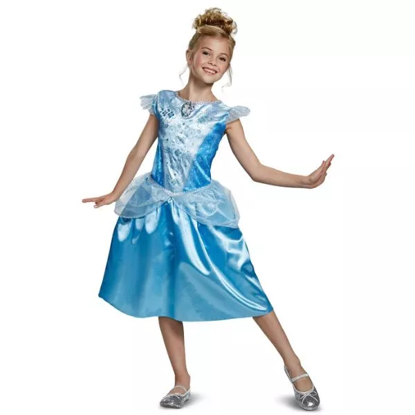 Prințesele Disney: Costum Cenușăreasă - 124-135 cm