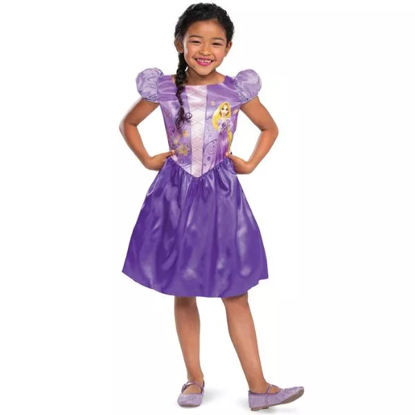 Prințesele Disney: Costum Rapunzel - 124-135 cm