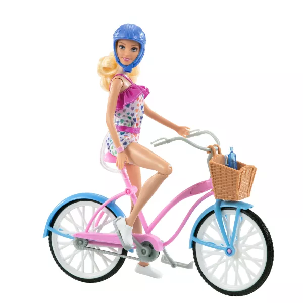 Barbie: Bicicletă cu păpușă