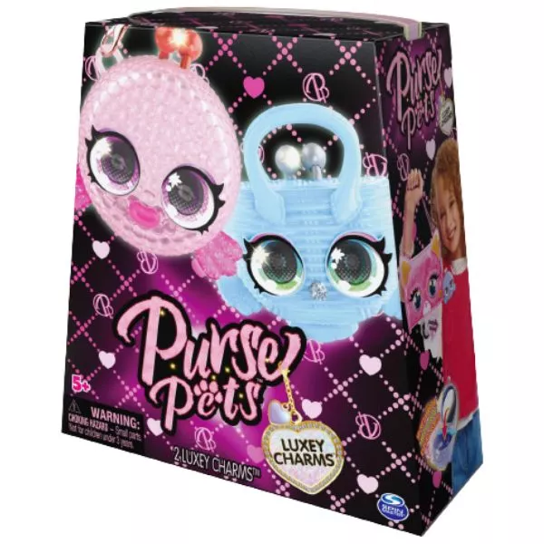Purse Pets: Állatos táskák - Luxey charm meglepetés csomag - 2 db-os
