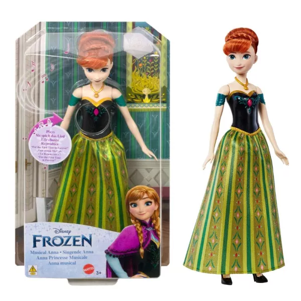 Frozen: Păpușa muzicală - prințesa Anna