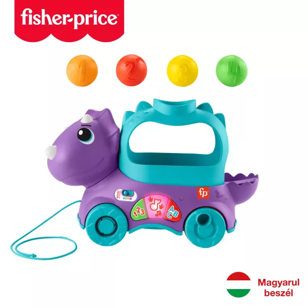 Fisher-Price: Labdázó dinópajti bébijáték