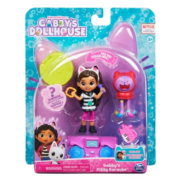 Gabby's Dollhouse: Set de joacă Gabi și Kitty la karaoke