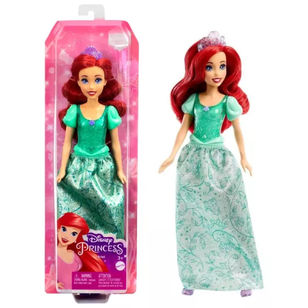 Prințese Disney: Păpușă prințesă strălucitoare - Ariel