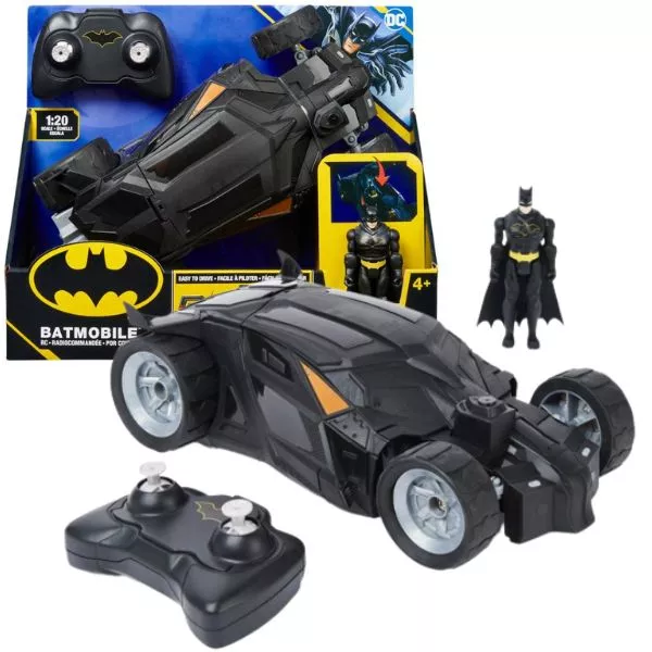 Batman: Mașină cu telecomandă RC Batmobile, 1:20