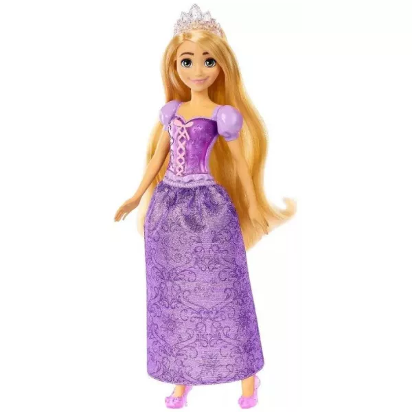 Prințese Disney: Păpușă prințesă strălucitoare - Rapunzel