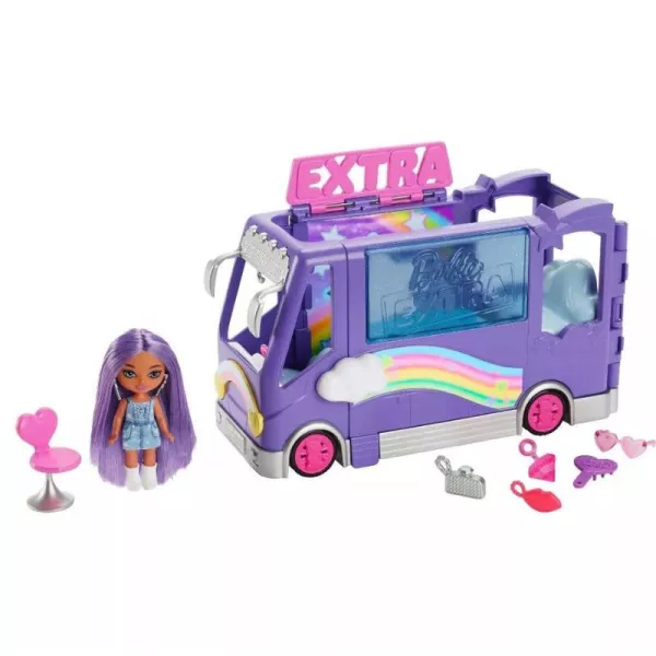 Barbie: Mini-autobuz extravagant de turnee cu mini-păpușă