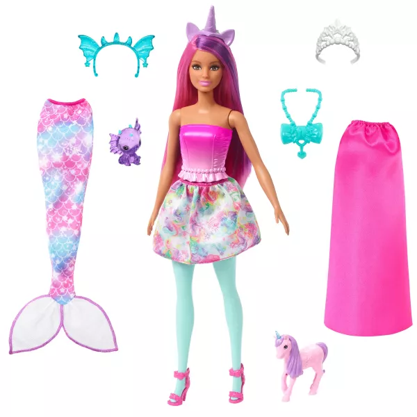 Barbie: Păpușă sirenă care poate fi transformată 2023