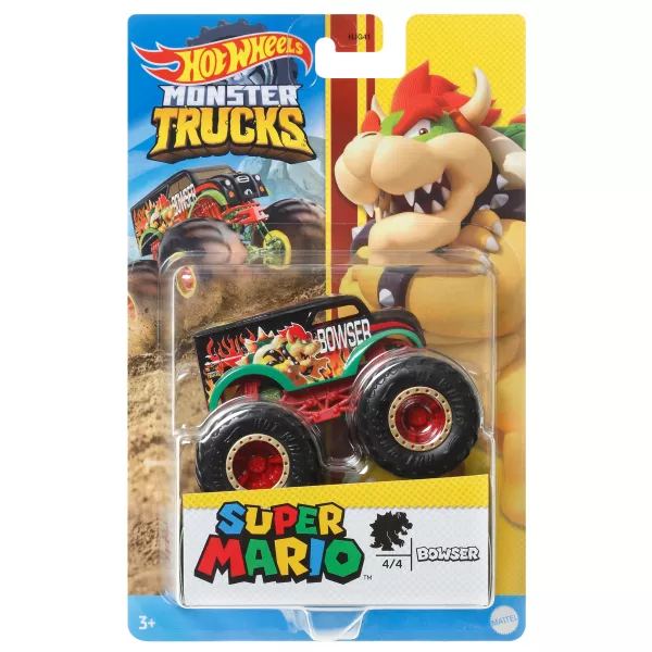 Hot Wheels: Monster Trucks - Super Mario, mașinuță Bowser