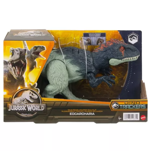 Jurassic World: Dino Trackers Wild Roar - figurină Eocarcharia cu sunet