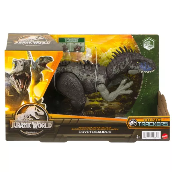 Jurassic World: Dino Trackers Wild Roar - figurină Dryptosaurus cu sunet
