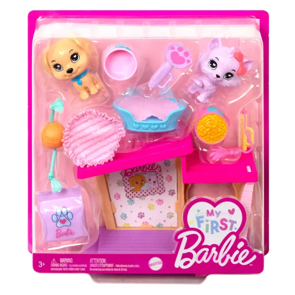 Első Barbie babám: Kisállat gondozás játékszett