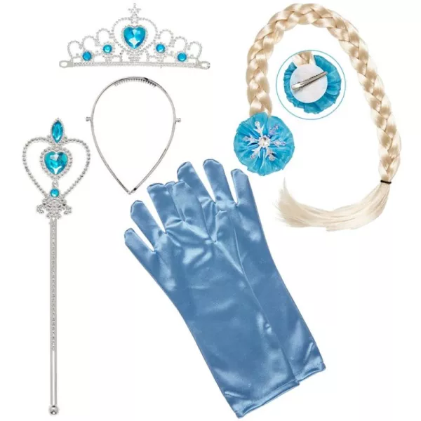 Set de accesorii pentru costum Regina Zăpezii - 5 piese