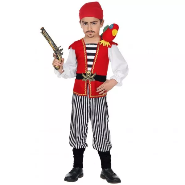 Costum pirat cu papagal - 104 cm