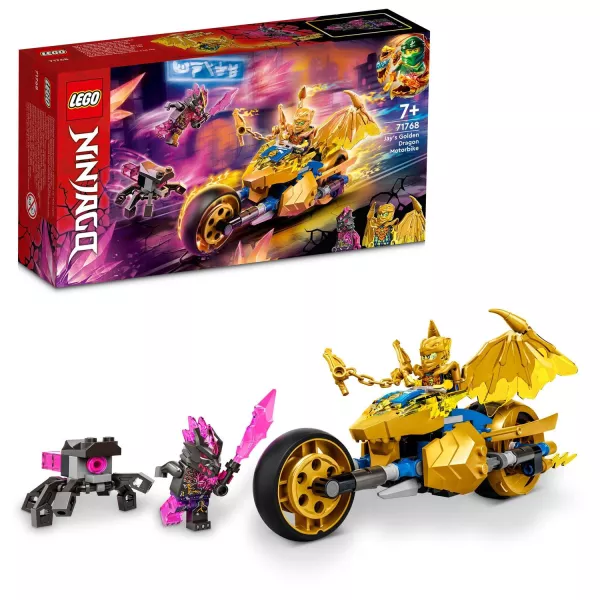 LEGO® Ninjago: Motocicleta-dragon aurie a lui Jay - 71768