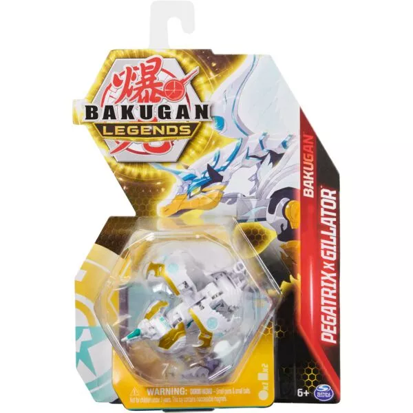 Bakugan Legends: S5 Bakugan - Pegatrix x Gillator alb-auriu