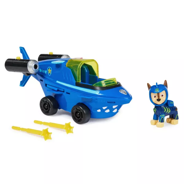 Paw Patrol: Aqua Pups figurină cu vehicul - Chase
