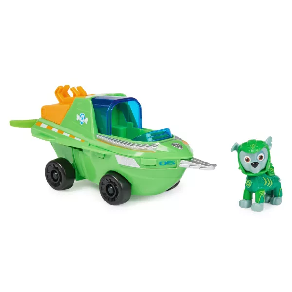 Mancs őrjárat: Aqua Pups átalakítható jármű Rocky figurával