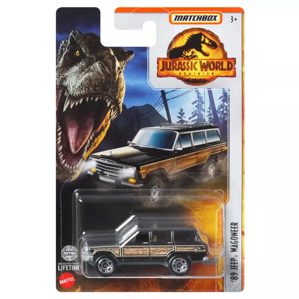Matcbox: Jurassic World 2. - Mașinuță 89 Jeep Wagoneer