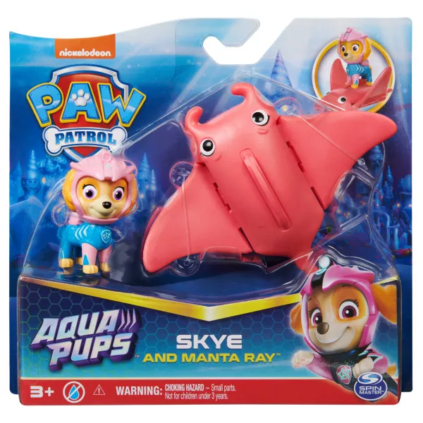 Paw Patrol: Aqua Pups set de joacă - Skye și Manta Ray