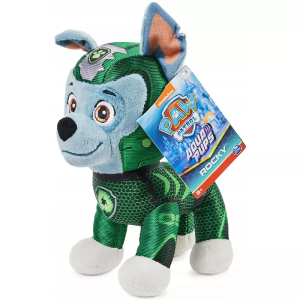 Paw Patrol: Aqua Pups, figurină de pluș - Rocky
