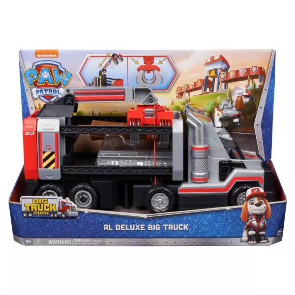 Mancs őrjárat: Big Truck Pups Deluxe fakitermelő autó Al figurával