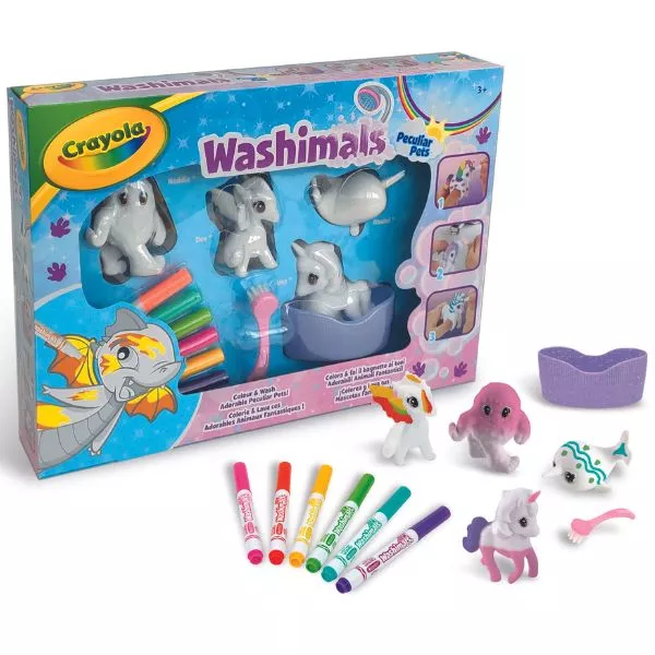 Crayola Washimals: Set figurine animale unicorn