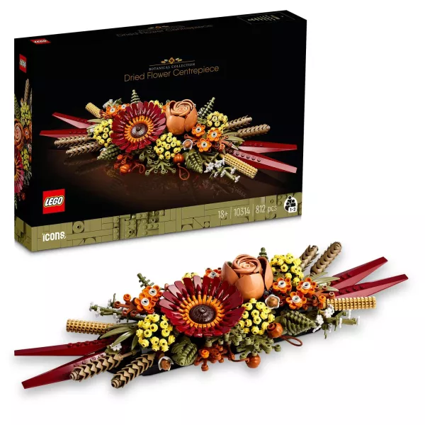 LEGO® ICONS: Szárazvirág-dekoráció 10314