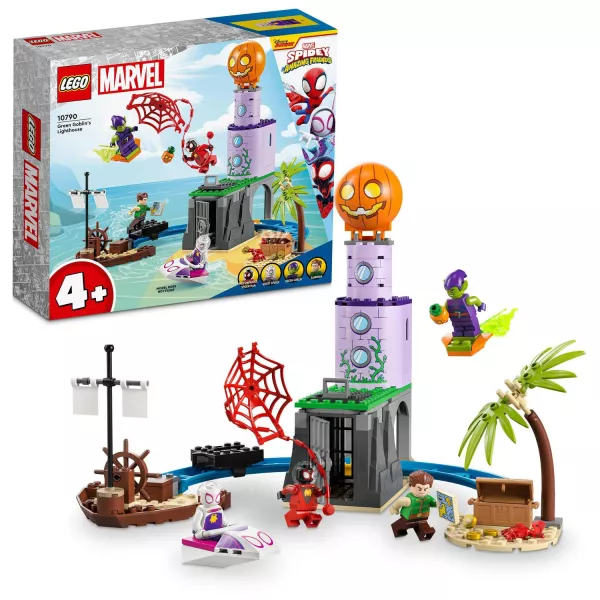 LEGO® Marvel Super Heroes: Echipa lui Spidey la farul lui Green Goblin - 10790