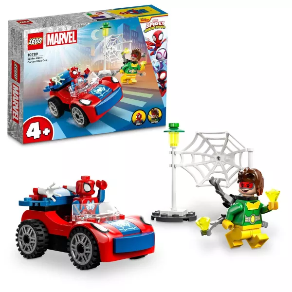 LEGO® Marvel Super Heroes: Mașina Omului Păianjen și Doc Ock - 10789