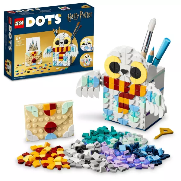 LEGO® DOTS: Suport pentru creioane Hedwig - 41809
