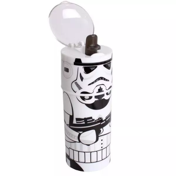 Star Wars: Stormtrooper Sticlă de apă cu paie