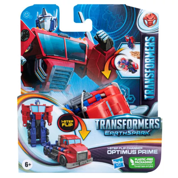Transformers EarthSpark: 1 lépésben átalakuló Terran akciófigura - Optimus fővezér