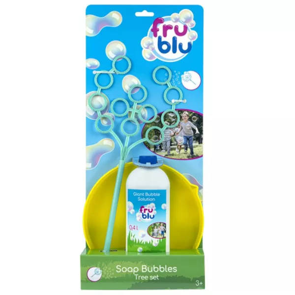 FruBlu: Set baloane de săpun cu formă de copac și 0,4 litri de soluție