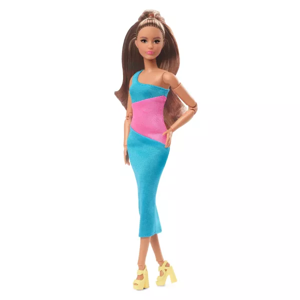 Barbie: Colecție neon - Barbie în rochie turcoaz