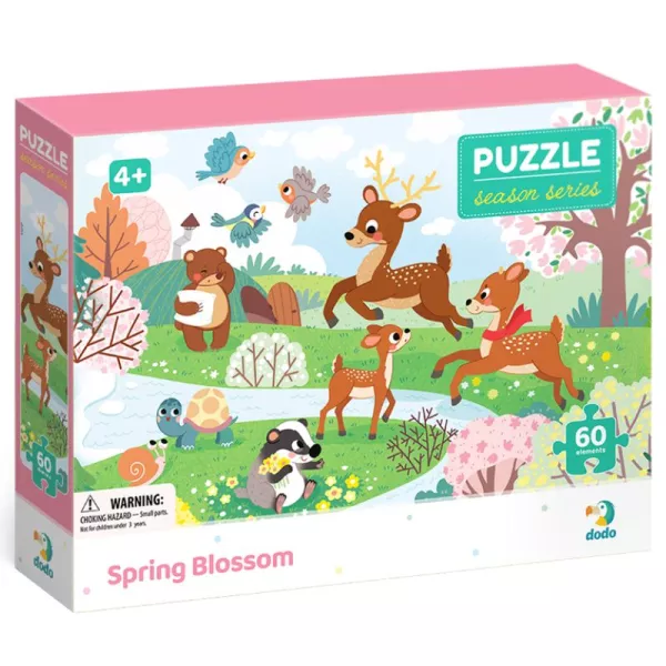Dodo Stagioni: Fioritura di primavera - puzzle da 60 pezzi